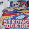 Σετ Παιδική Παπλωματοθήκη Μονή Cartoon Line Super HERO GIRLS 5005 της Das Home 3