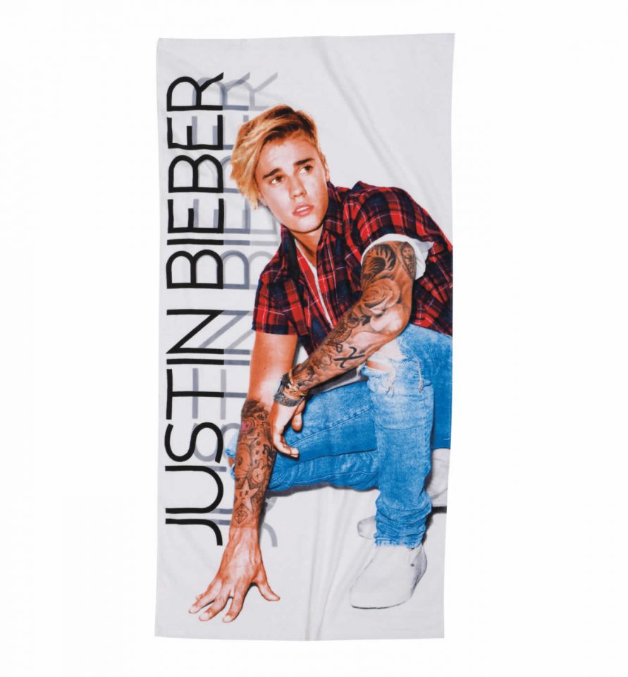 Παιδική Πετσέτα Θαλάσσης (70x140) Justin Bieber 5806 της Das Home