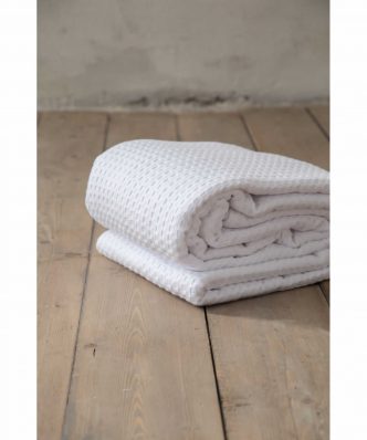 Ξενοδοχειακή Κουβέρτα (240x270) HABIT WHITE - 275gsm / 100% Βαμβάκι