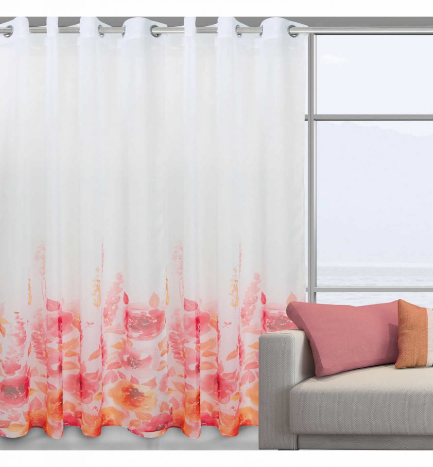 Κουρτίνα με κρίκους (140x280) Curtain Line 2034 της Das Home