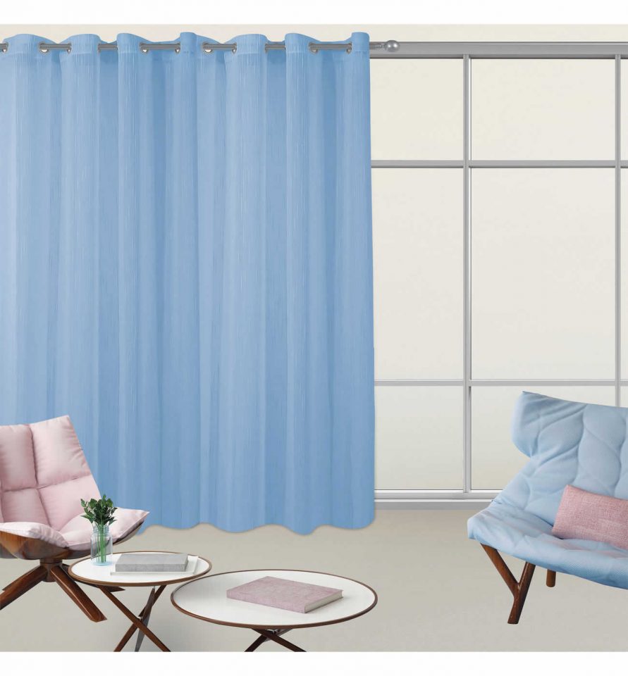 Κουρτίνα με κρίκους (140x280) Curtain Line 2048 της Das Home