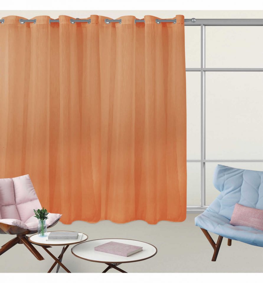 Κουρτίνα με κρίκους (140x280) Curtain Line 2049 της Das Home