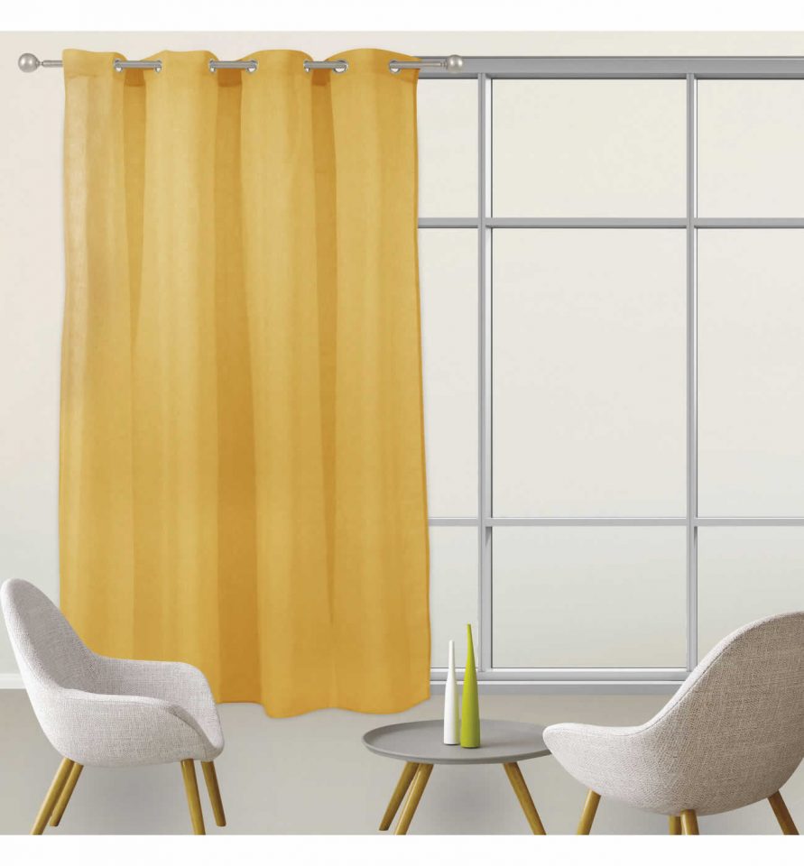 Κουρτίνα με κρίκους (140x280) Curtain Line 2051 της Das Home