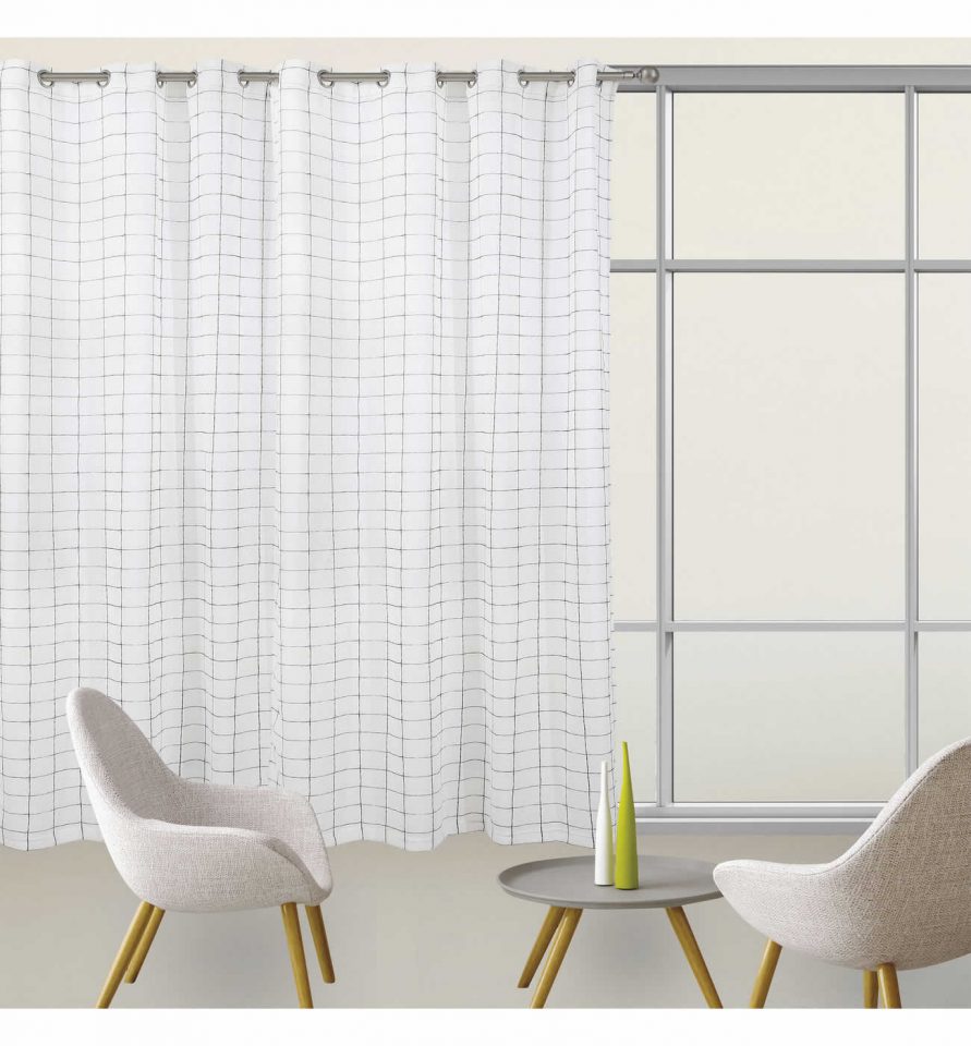 Κουρτίνα με κρίκους (140x280) Curtain Line 2074 της Das Home