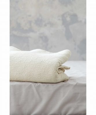 Κουβέρτα Υπέρδιπλη SHEENA της NIMA HOME (230x260) LIGHT BEIGE