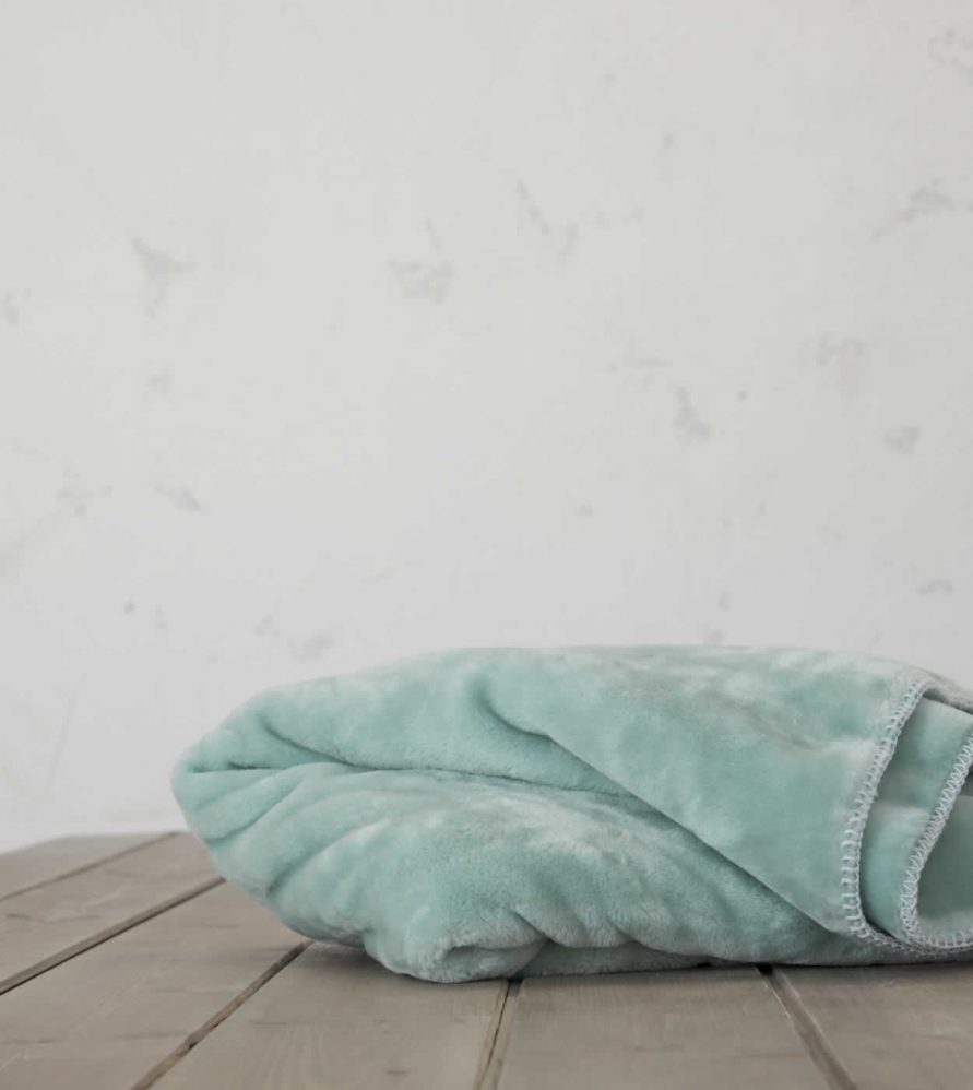 Βελουτέ Κουβέρτα Μονή KOYUN της NIMA HOME (160x220) AQUA