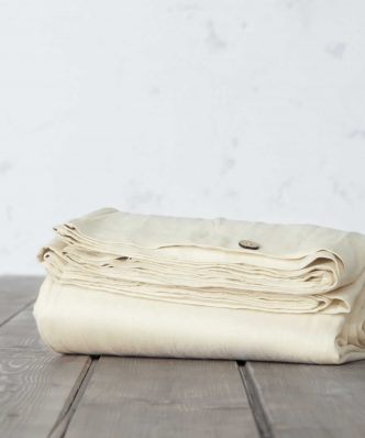 Παπλωματοθήκη Μονή LINEN της NIMA HOME (160x240) BEIGE