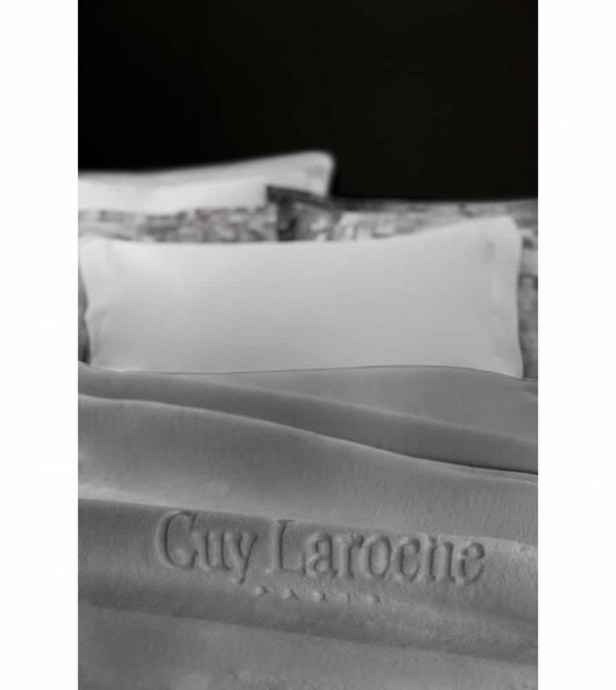 Βελουτέ Κουβέρτα Ultrasoft Υπέρδιπλη SMOOTH της Guy Laroche (220x240) GREY