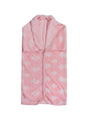 Fleece Βρεφική Κουβέρτα Αγκαλιάς - Υπνόσακος (bebe) Essential 2990 της POLO CLUB (80x90) ΡΟΖ