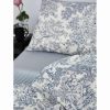 Σετ Σεντόνια Διπλά 13262 TOILE NAVY της MELINEN 1