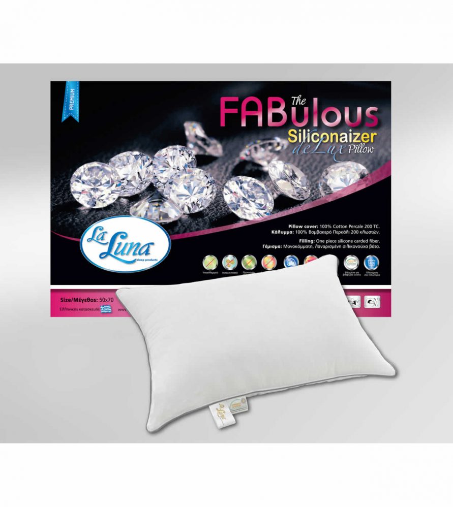 Μαξιλάρι Ύπνου The Fabulous Siliconaizer De Lux Pillow (45x65) της La Luna