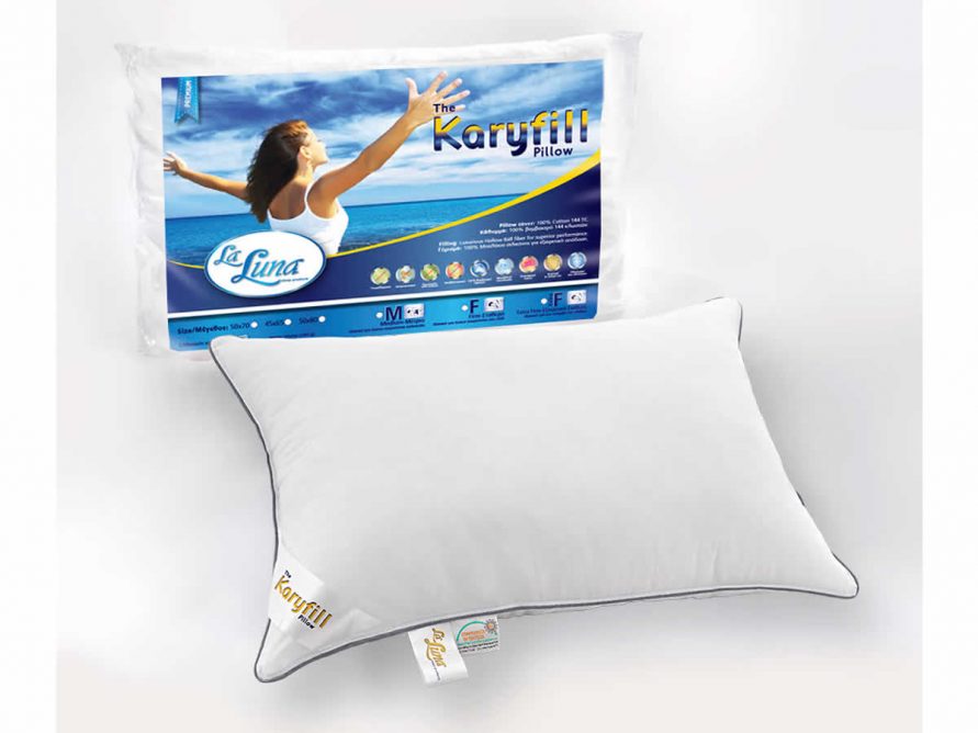 Μαξιλάρι Ύπνου New Karyfill Extra Firm με μπαλάκια σιλικόνης (50x70) της La Luna