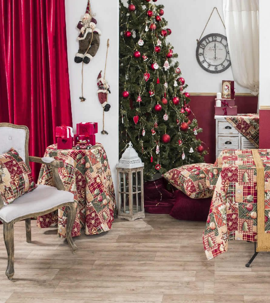 Χριστουγεννιάτικο Διακοσμητικό Μαξιλαράκι (45x45) TINSEL της TEORAN