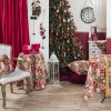 Χριστουγεννιάτικη Διακοσμητική Μαξιλάρα Δαπέδου (65x65) TINSEL της TEORAN