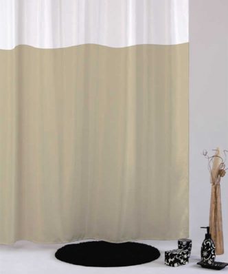 Κουρτίνα Μπάνιου με Τρουκς DOBBLO της Import Hellas (180x200) ΜΠΕΖ