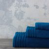 Πετσέτα Προσώπου VISTA της NIMA HOME (50x100) DEEP BLUE