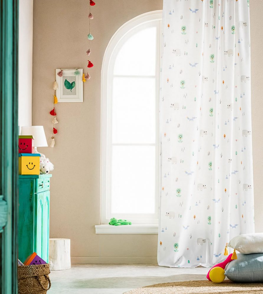 Παιδική Κουρτίνα με Τρέσα ZOOLAND 898 της GOFIS HOME (150x280)