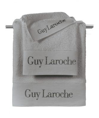 Σετ (3τμχ) Πετσέτες Μπάνιου FUTURA της Guy Laroche (30x50-50x90-70x140) SILVER
