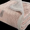 Fleece κουβέρτα Υπέρδιπλη με γουνάκι RISTRETTO της Guy Laroche (220x240) PUDRA 3