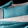 Fleece κουβέρτα Υπέρδιπλη με γουνάκι RISTRETTO της Guy Laroche (220x240) PETROL 3