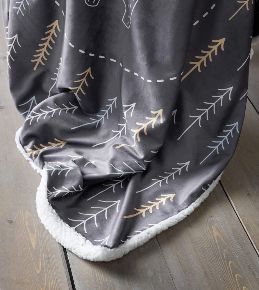 Βρεφική Κουβέρτα Κούνιας με Γουνάκι TIDDLES της NIMA HOME (110x140)