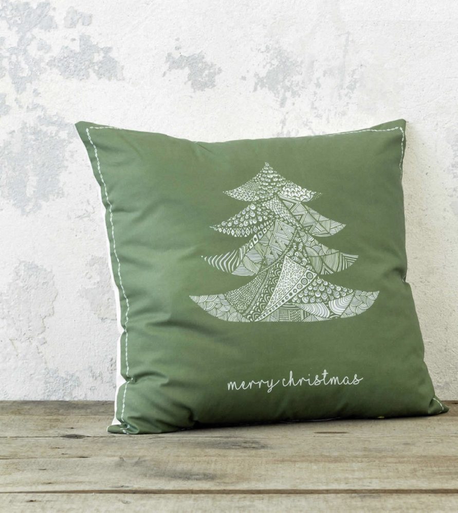 Χριστουγεννιάτικο Διακοσμητικό μαξιλάρι BOHO TREE της NIMA HOME (45x65)