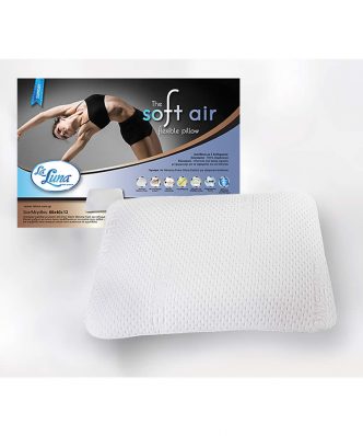 Ανατομικό Μαξιλάρι Ύπνου The Soft Air flexible Memory Foam pillow (60x40x12) της La Luna