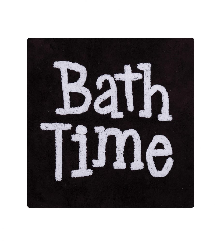 Χαλάκι Μπάνιου BATH TIME της NEF-NEF (80x80) BLACK