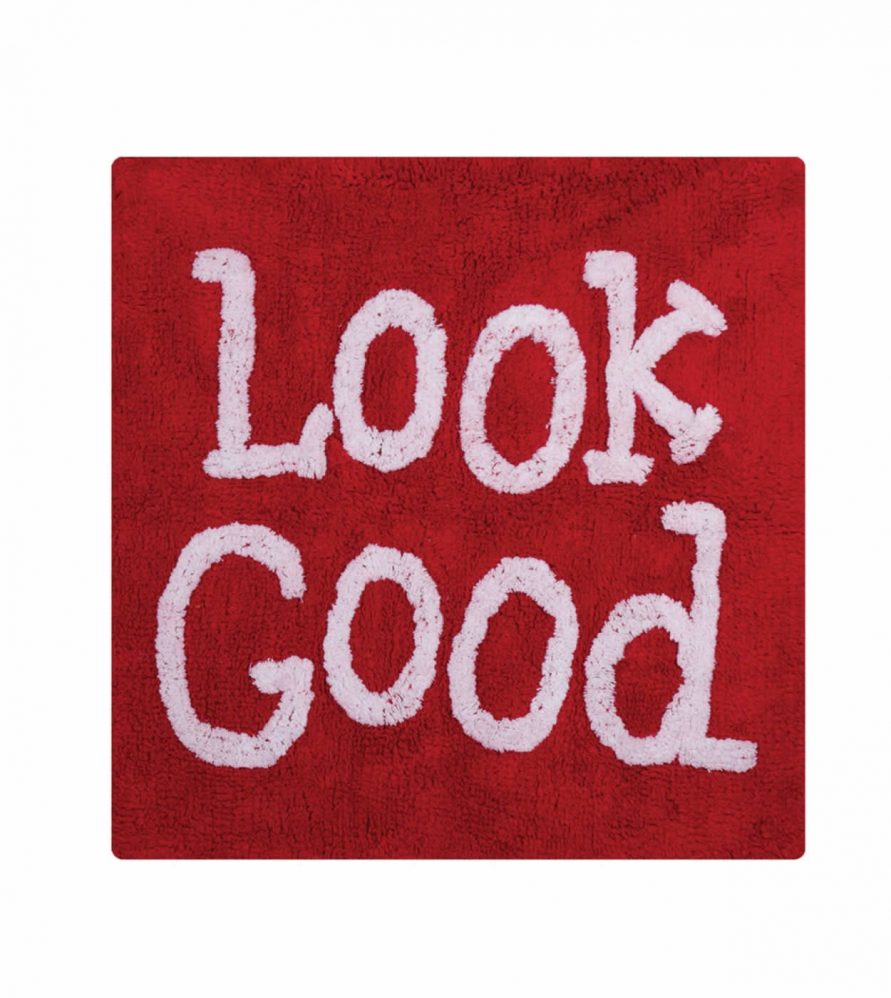 Χαλάκι Μπάνιου LOOK GOOD της NEF-NEF (80x80) RED