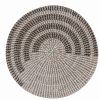 Διακοσμητικό Πιάτο Τοίχου SEAGRASS GARNET της NEF-NEF (Δ:46cm x9) BLACK/WHITE 1