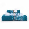 Σετ (3τμχ) Πετσέτες Μπάνιου ELVIRA BLUE της NEF-NEF - BLUE