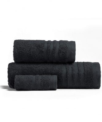 Σετ (3τμχ) Πετσέτες Μπάνιου PREMIO της MELINEN - BLACK