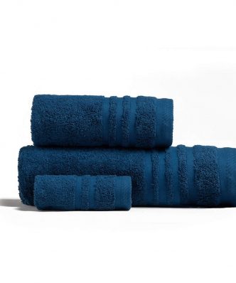 Σετ (3τμχ) Πετσέτες Μπάνιου PREMIO της MELINEN - DARK BLUE