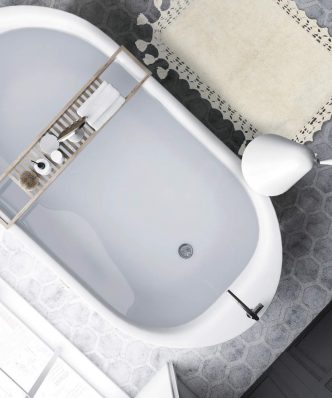Πατάκι Μπάνιου Bathmats Colours 0566 της Das Home (50x80) ΕΚΡΟΥ