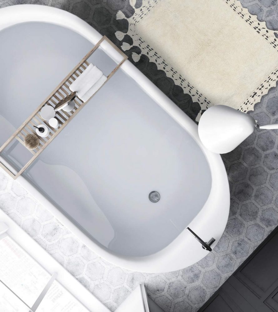Πατάκι Μπάνιου Bathmats Colours 0566 της Das Home (50x80) ΕΚΡΟΥ