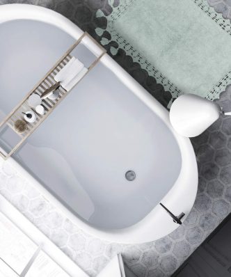Πατάκι Μπάνιου Bathmats Colours 0567 της Das Home (50x80) ΜΕΝΤΑ