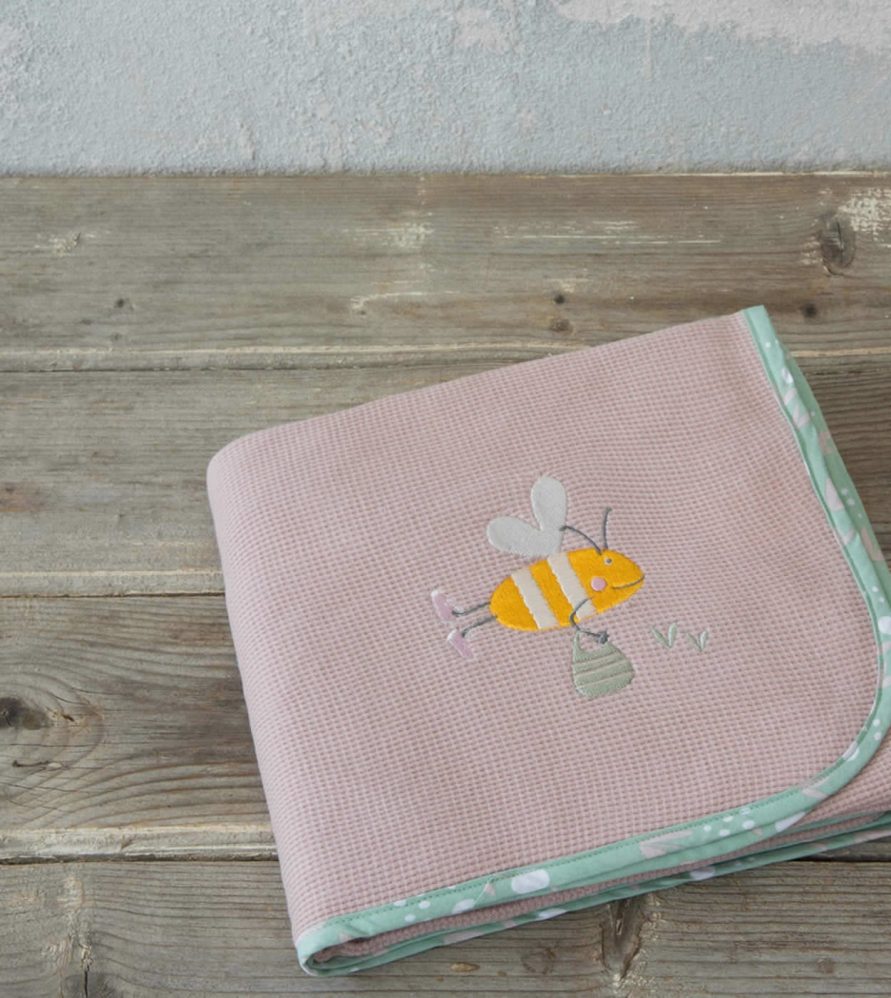 Βρεφική Καλοκαιρινή Κουβέρτα Πικέ Bumblebee της NIMA HOME