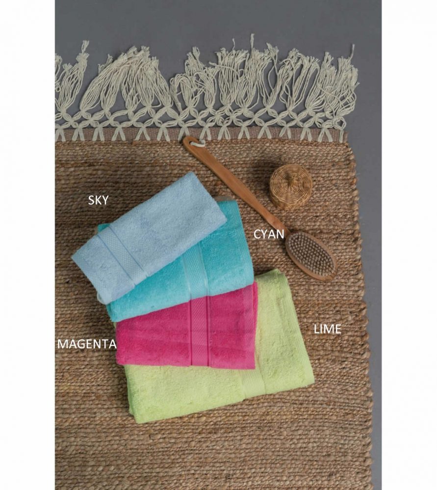 Σετ Πετσέτες Μπάνιου (3τμχ) Towels Collection JOLIE της Palamaiki - CYAN