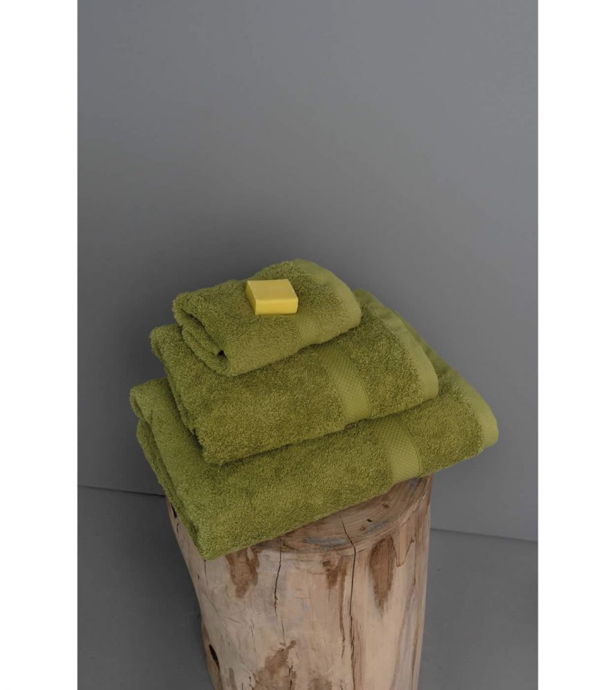 Σετ Πετσέτες Μπάνιου (3τμχ) Towels Collection OMBRA της Palamaiki - GRASS