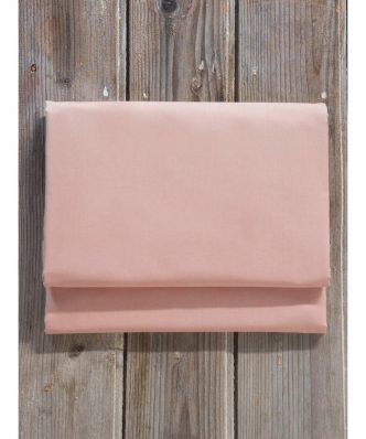 Κατωσέντονο Ημίδιπλο με Λάστιχο Unicolors της NIMA HOME - Light Pink (120x200+32)