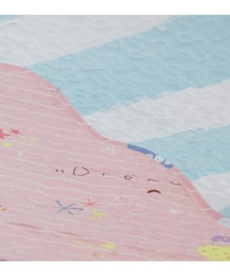 Βρεφικό Κουβερλί Κούνιας Όνειρο Π-6 της BOREA - Ροζ (110x140)