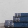 Σετ (3τμχ) Πετσέτες Μπάνιου Imane Blue της Kocoon