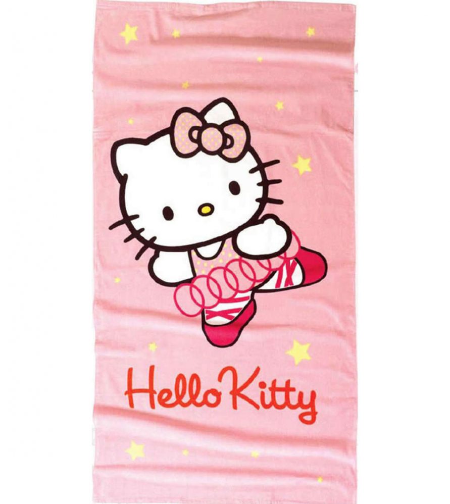 Παιδική Πετσέτα Θαλάσσης HELLO KITTY 17 της NIMA HOME (75x150)