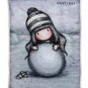 Παιδική Κουβέρτα Fleece Μονή με γουνάκι SANTORO GORJUSS - THE SNOW GIRL 5033 της DAS HOME (160x220) - ΓΚΡΙ 1