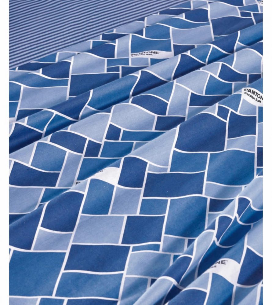 Σετ Παπλωματοθήκη Ημίδιπλη PANTONE 0901 της ΚΕΝΤΙΑ (180x240) - BLUE