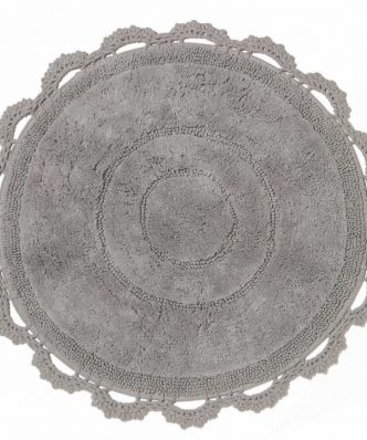 Στρογγυλό Πατάκι Μπάνιου DONNA της MELINEN (Δ:70cm) - GREY