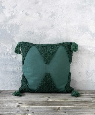Διακοσμητικό Μαξιλάρι Amadeo της NIMA HOME (45x45) - Dark Green