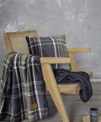 Fleece Ριχτάρι/Κουβέρτα Καναπέ Duncan της NIMA HOME (130x170)