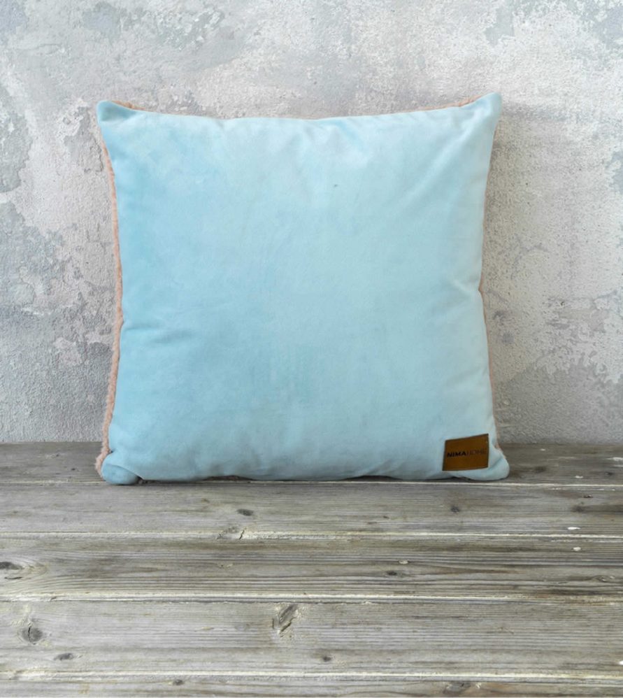 Διακοσμητικό Μαξιλάρι NUAN της NIMA HOME (45x45) - Aqua / Pink