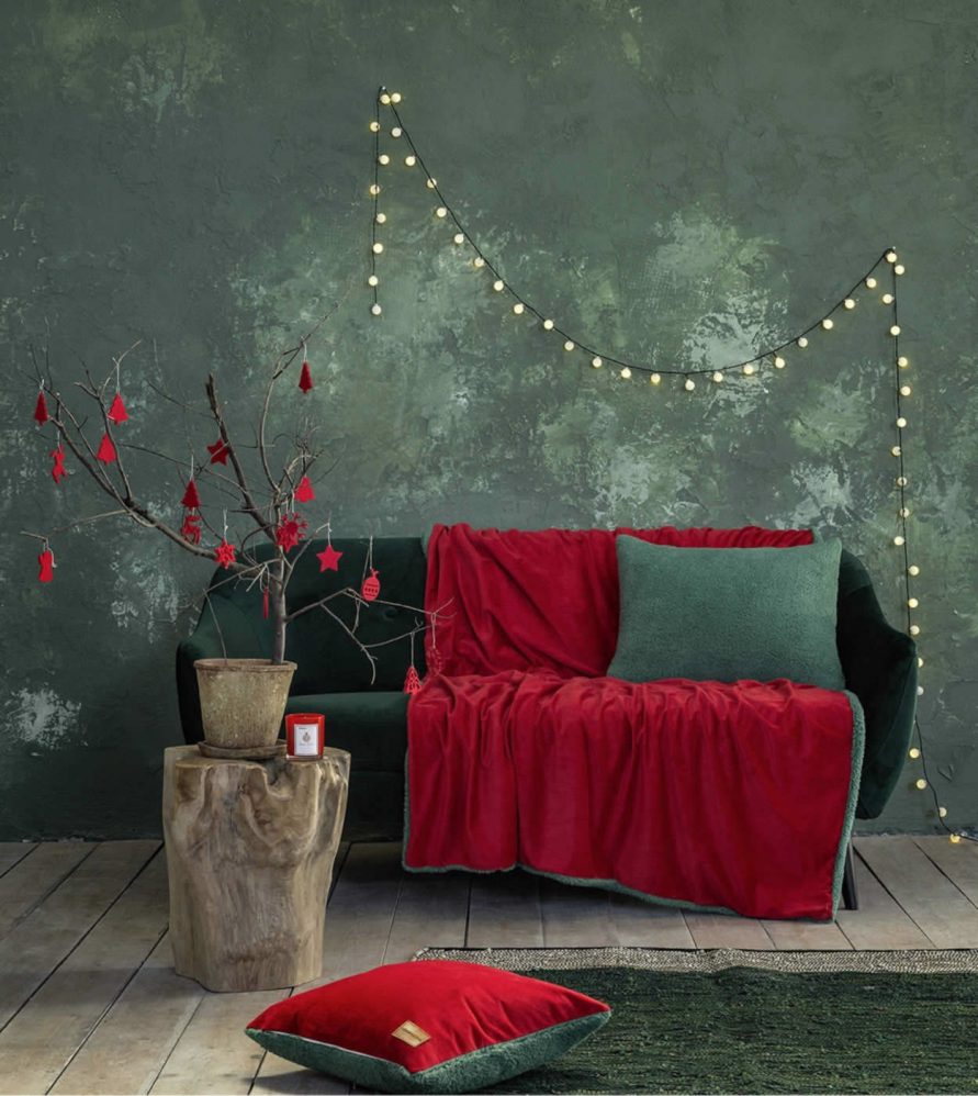 Διακοσμητικό Μαξιλάρι NUAN της NIMA HOME (40x60) - Red / Green